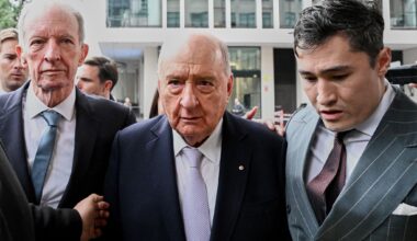 Former Australian radio host and national rugby coach Alan Jones on trial for sex charges