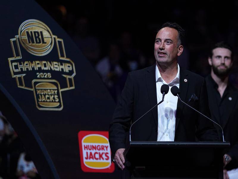 CEO David Stevenson new teams who want to enter the NBL must have a venue capacity of 8000 people. Photo: Robbie Stephenson/AAP PHOTOS