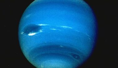 Neptune's moon Triton is unusual in that it orbits in the opposite direction of its planet's spin. Photo: AP PHOTO