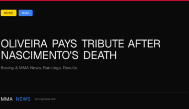 Oliveira Pays Tribute After Nascimento's Death