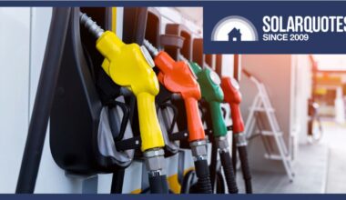 Close view of petrol pumps.