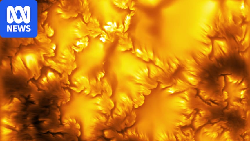 Sun's swirling surface captured in spectacular detail by world's largest solar telescope