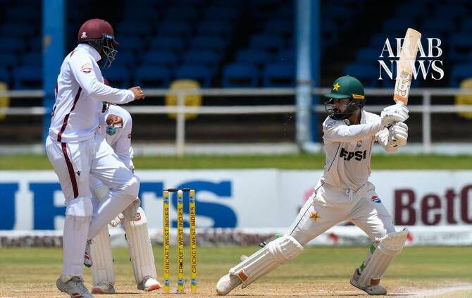 Pakistan beats West Indies to end 8-match overseas losing streak in cricket tests
