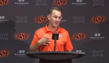 Morris, Cowboys Talk at OSU Football Media Day