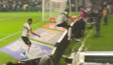 Football news 2026 | Coritiba defender Jacy Maranhao falls into a hole while celebrating a goal; Campeonato Brasileiro Série A results