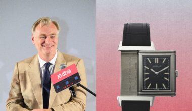 Christopher Nolan is wearing his rare “Batman” Reverso again