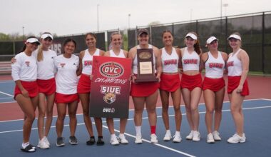 Tennis Claims OVC Team Academic Award