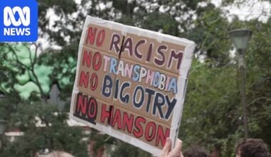 Students down books to rally in Australian cities against One Nation and Pauline Hanson