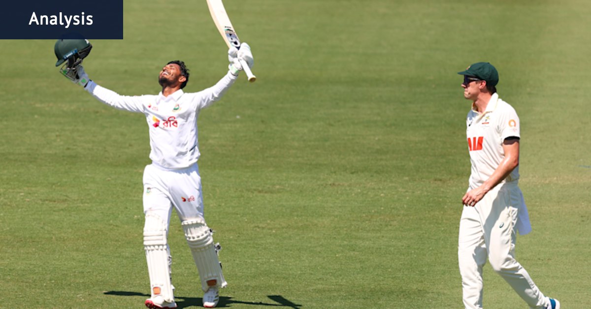 Australia taught a Test batting lesson by a side who refuse to beat themselves