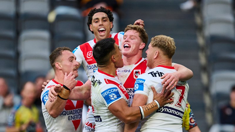 NRL 2026: St George Illawarra Dragons defeat Wests Tigers; Newcastle Knights chase top four after win over Gold Coast Titans