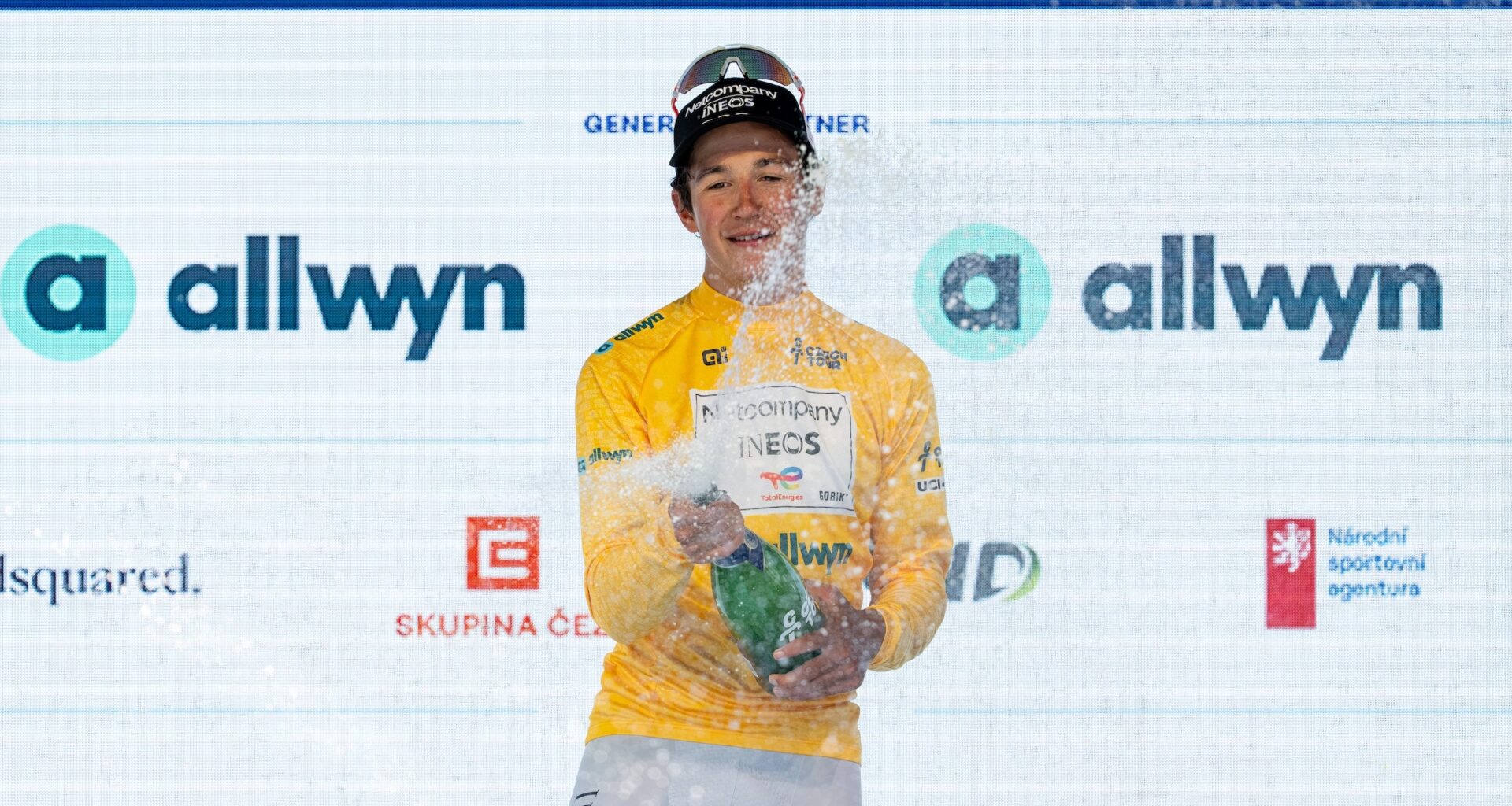 Andrew August has won two stages and leads the Czech Tour prior to the final stage (Photo: Filip Bezdek/NurPhoto via Getty Images)