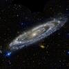 Stars in the Andromeda Galaxy, pictured here, were being studied by scientists who noticed that one particular star suddenly faded away and disappeared.