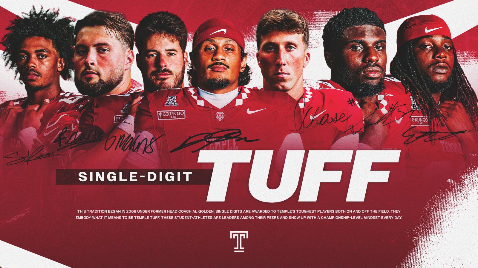 Temple Football Announces Single Digit Numbers Ahead of 2026 Season