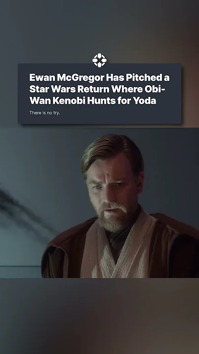 Ewan McGregor really wants to play Obi-Wan Kenobi again, and has pitched a new Star Wars story idea. - YouTube
