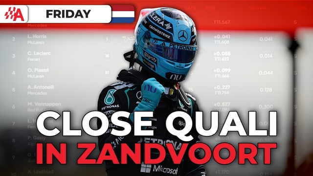 F1 Dutch GP Paddock Report: Russell Takes Sprint Pole! - Formula 1 Videos