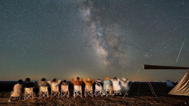 Chinese stargazers watch the Perseid meteor shower in China’s Inner Mongolia region