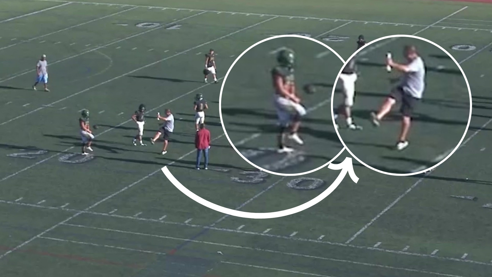 Simi Valley football coach fired after kicking ball into student player's groin during practice
