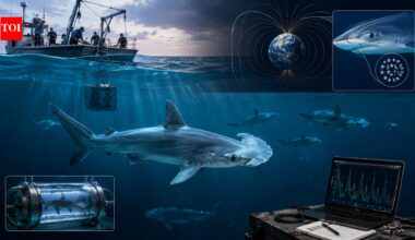 In 2021, scientists tested 20 bonnethead sharks and found they use Earth's magnetic field to navigate, suggesting sharks may have a magnetic map |