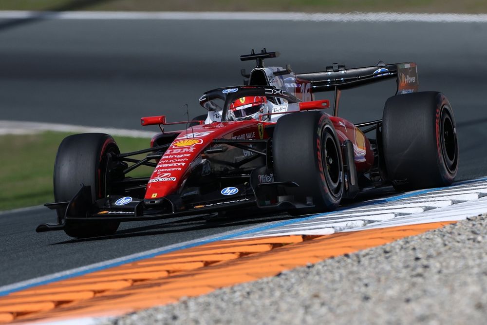 Leclerc achieved a rarity in the Zandvoort sprint - overtaking another car