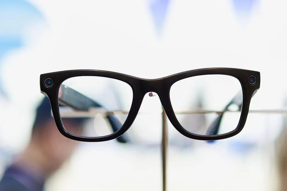 Ray-Ban Meta Wayfarer (Gen 2) smart glasses displayed at the Mobile World Congress in Barcelona, Spain, on March 5, 2026