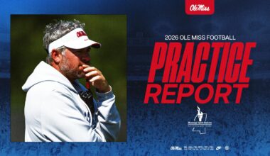 Football Practice Report: Golding, Rebels Turn Focus Toward Game Week - Ole Miss Athletics