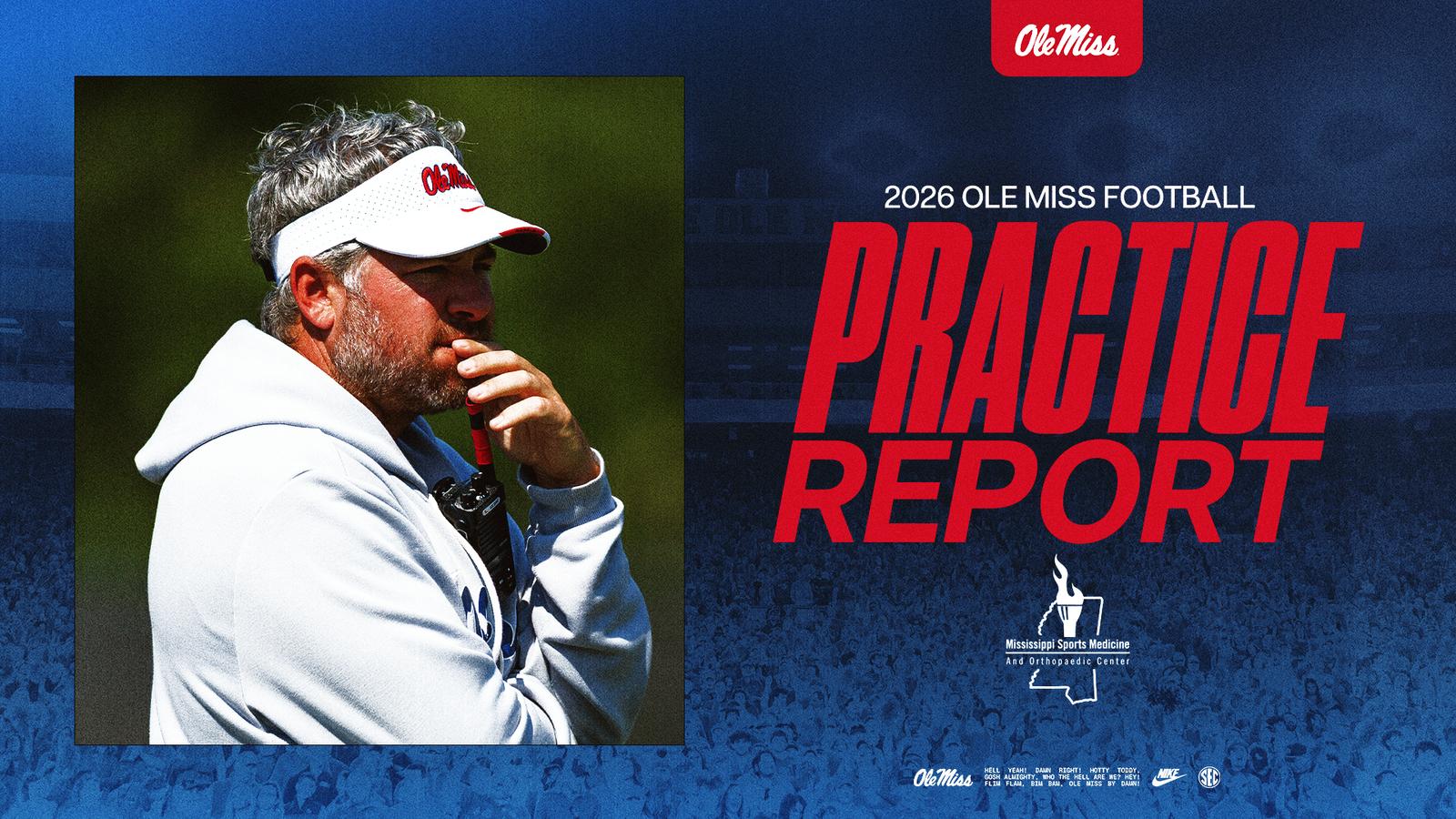 Football Practice Report: Golding, Rebels Turn Focus Toward Game Week - Ole Miss Athletics