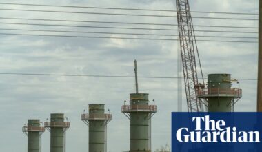 US building twice as much gas-fired capacity as China in AI boom, analysis finds | US news