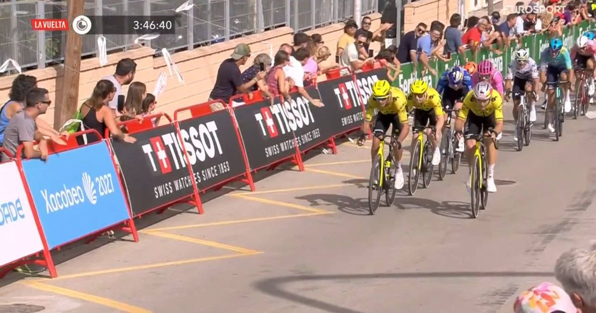 Matt Brennan on his second Visma victory at the Vuelta