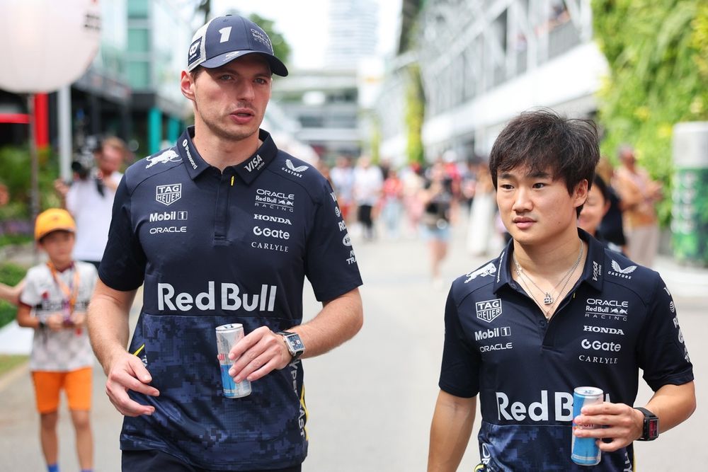 Tsunoda finished 17th in the 2025 standings compared to second for Verstappen