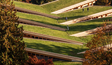 luca fontana proposes walkable mass timber factory