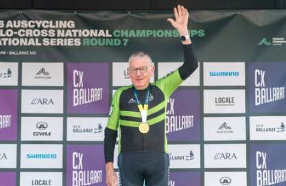 Shepparton Cycling Club’s Myles Higgins a cyclo-cross champion