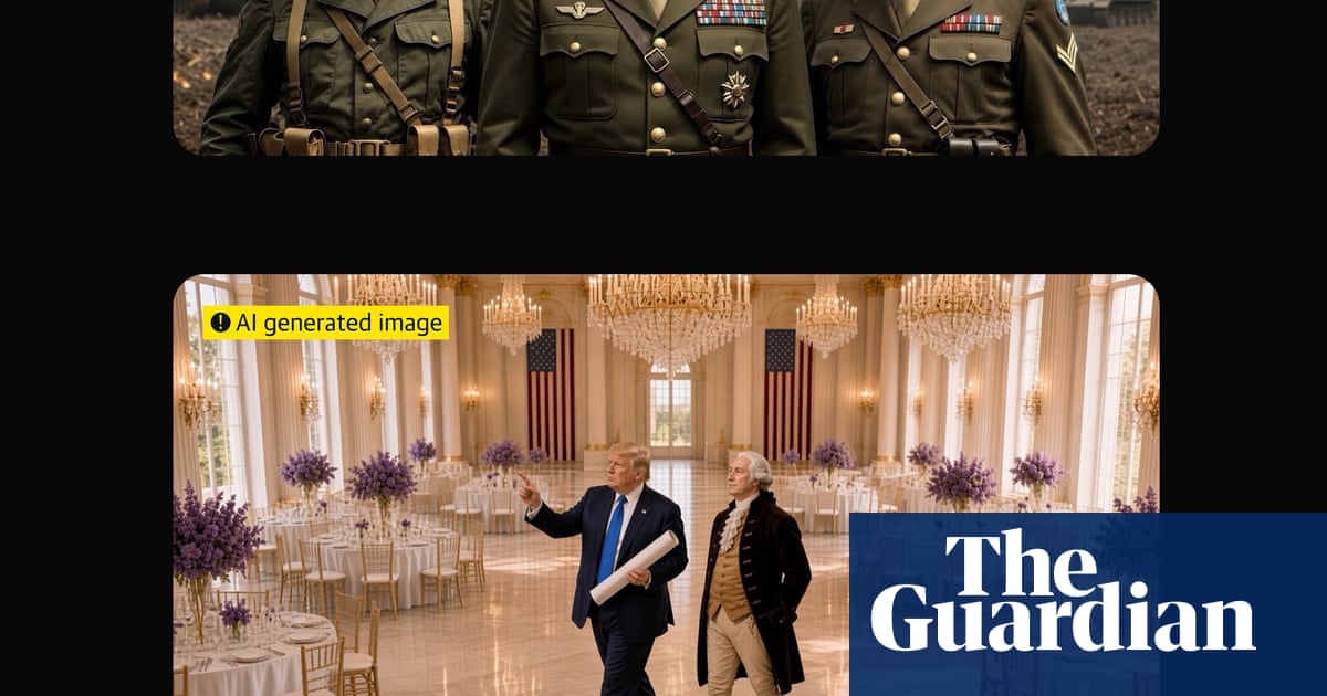 AI slopper in chief: Trump turns to social media amid tough questions | Donald Trump