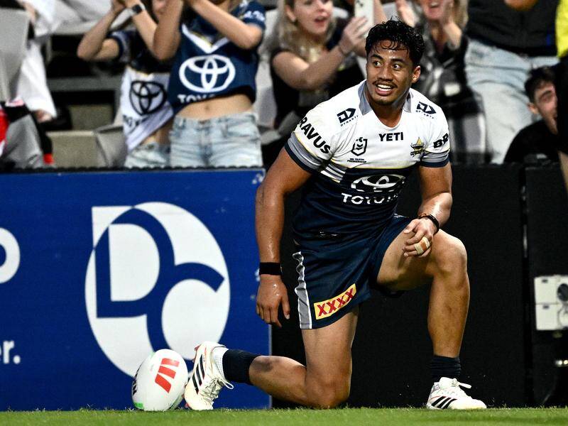Murray Taulagi might have played his last game for the Cowboys due to injury and a change of codes. Photo: Dan Himbrechts/AAP PHOTOS