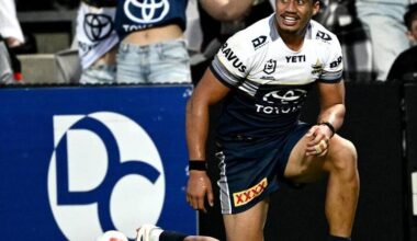 Murray Taulagi might have played his last game for the Cowboys due to injury and a change of codes. Photo: Dan Himbrechts/AAP PHOTOS