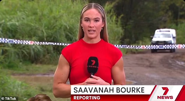 Channel Seven News reporter Saavannah Bourke has gone viral for her incredibly toned biceps