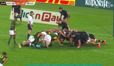 All Blacks press World Rugby on Boks scrum tactics ahead of 2nd Test