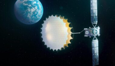 satellite in orbit