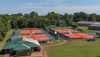 Nisbet Tennis Center gets new look with resurfaced courts