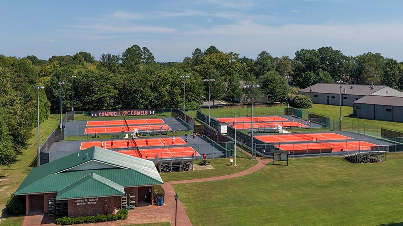 Nisbet Tennis Center gets new look with resurfaced courts