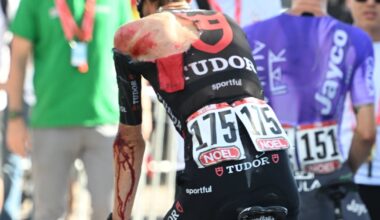 Pogačar, plus these riders, crashed on Stage 8 of the Vuelta