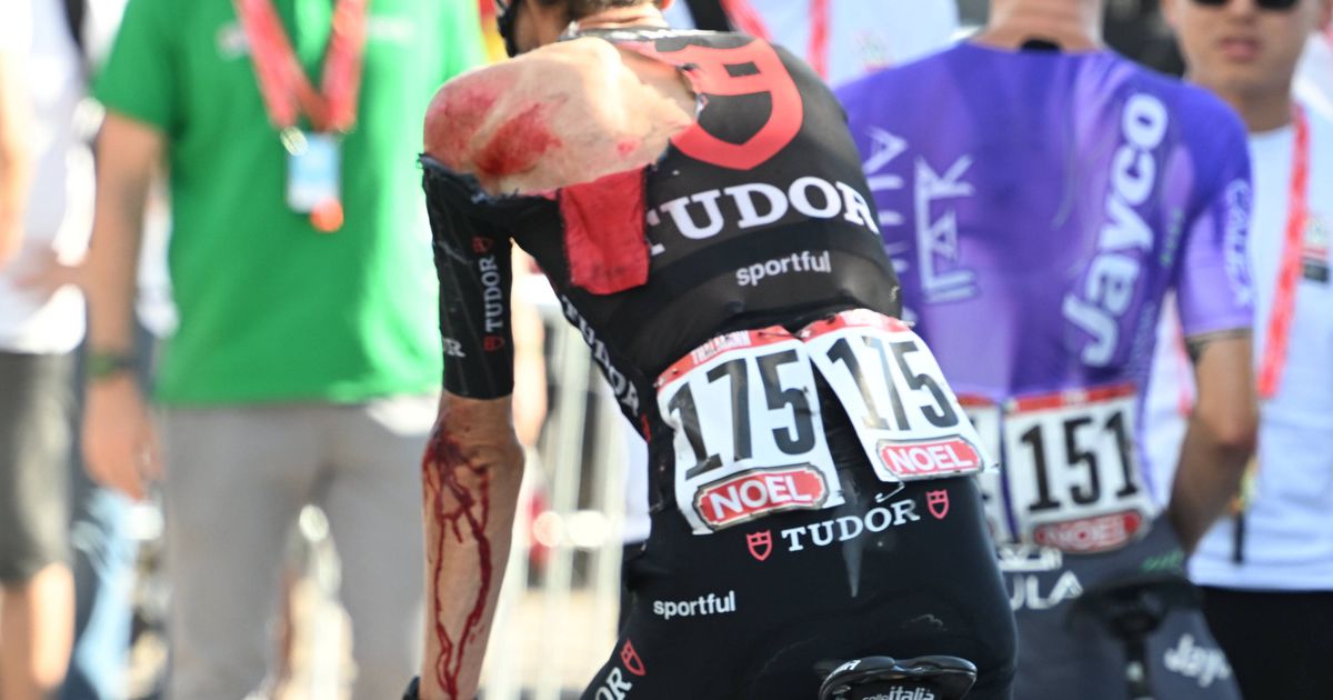 Pogačar, plus these riders, crashed on Stage 8 of the Vuelta