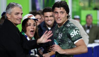 Jett Cleary debut: Ivan and Nathan Cleary watch son and brother put New Zealand Warriors on top of the ladder