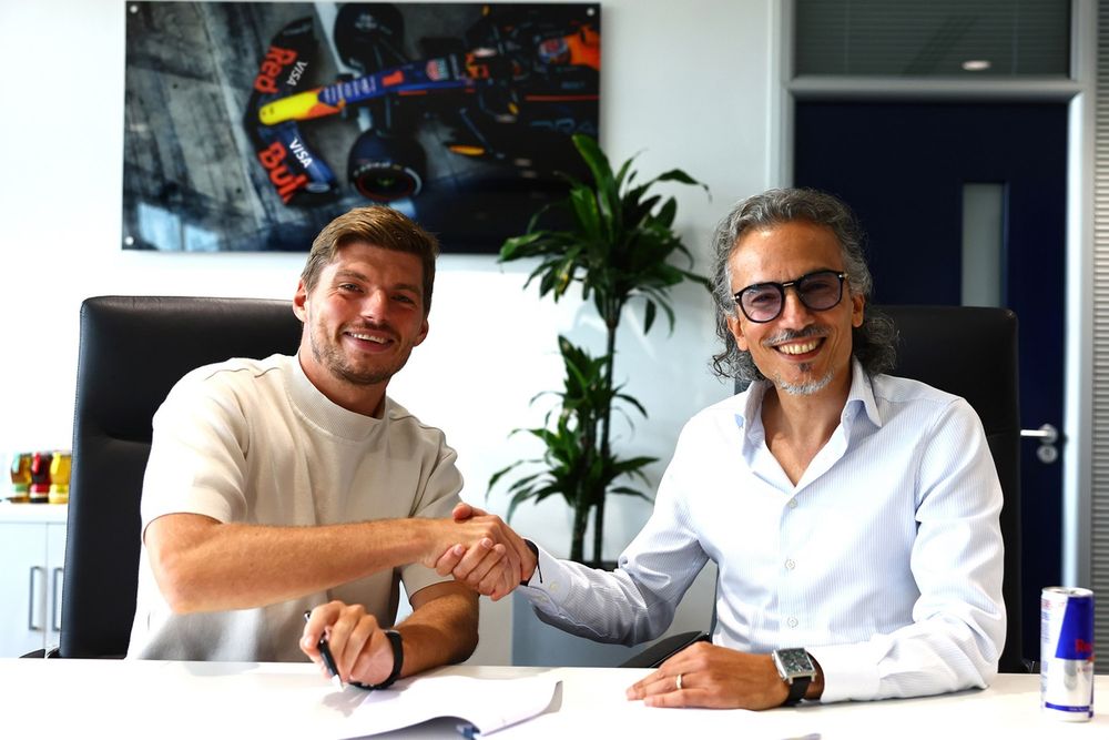 Max Verstappen, Red Bull Racing, Laurent Mekies, Red Bull Racing Team Principal 