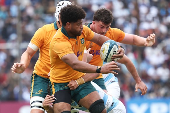 Rob Valetini was at his physical best against Argentina.