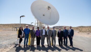Ribbon-Cutting Event for NASA Deep Space Network’s Deep Space Station 23