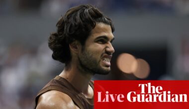 US Open 2026: Alcaraz wins in straight sets on return while Fearnley and Sabalenka also progress – as it happened | US Open Tennis 2026