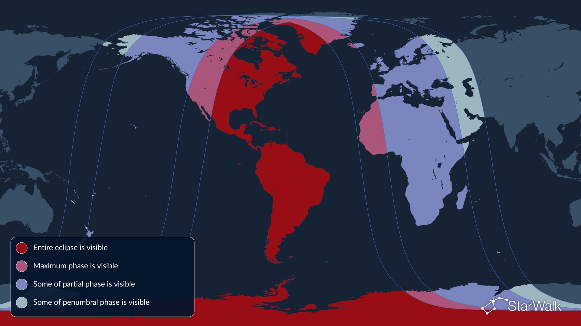 Partial Lunar Eclipse in August 2026: Visibility Map