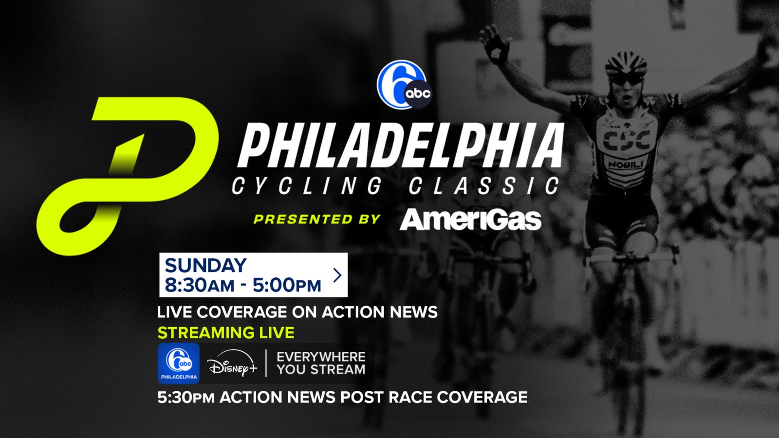 Everything you need to know about the 2026 Philadelphia Cycling Classic | Coverage on 6abc Streaming