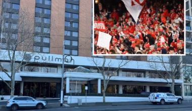 Woman spotted ‘hysterical’ in hotel foyer amid Swans sexual assault allegations - Herald Sun