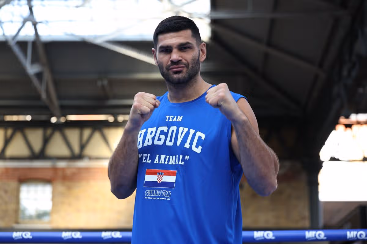 Filip Hrgovic ahead of his fight with Moses Itauma